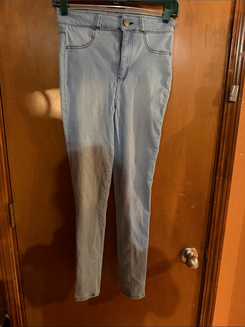 Kids Light Blue Slim Stretch Jeans